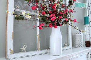 Colorful floral arrangements as summer house ideas