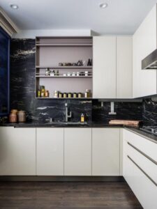 Kitchen cabinets without the hardware