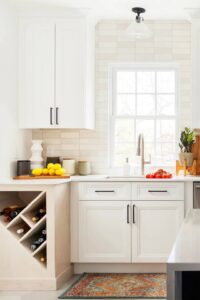 White color is one the best decorating ideas for small kitchens